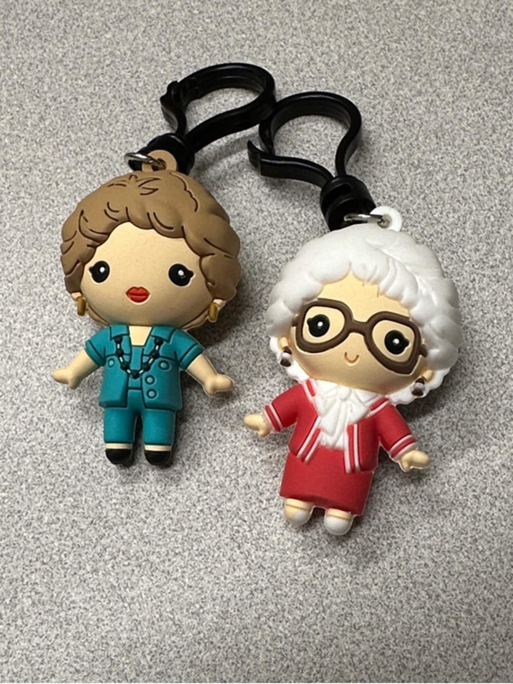 Golden Girls Bag Clip Keychain Series 3 Blanche and Sophia